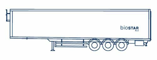 parete anteriore diritta, portellone posteriore diritto
